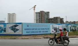 Các ngân hàng đều e ngại với việc nhận thế chấp tài sản hình thành trong tương lai (ảnh minh họa một dự án đang hình thành). Ảnh: Như Ý