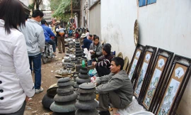 Một góc Chợ Viềng Nam Trực. Ảnh: Xuân Ba