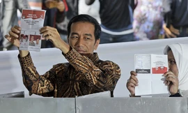 Thống đốc Jakarta, Joko Widodo là Tổng thống tiếp theo của Indonesia (Ảnh: AP) 