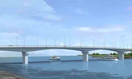 Cầu Việt Trì mới dài 736,5m, rộng 22,5m, gồm 4 làn xe cơ giới, hai làn xe hỗn hợp. Dự án còn có đường dẫn hai đầu cầu và các cầu trên tuyến