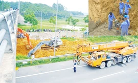 Liên tiếp xảy ra sự cố vỡ đường ống nước sông Đà khiến người dân lo lắng, mất niềm tin. ảnh: Hà Thành