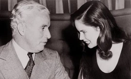 Vua hề Sác Lô (Charlie Chaplin) bên người vợ cuối - bà Oona O'Neill.