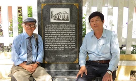 Dựng bia lưu niệm nhà giáo Võ Liêm Sơn