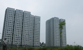 Nhà thu nhập thấp Kiến Hưng (Hà Đông, Hà Nội) chưa có giá bán chính thức. Ảnh: L.H.V