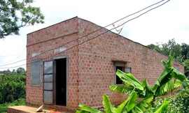 Căn nhà của gia đình cháu Thuỷ