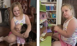 Bé gái 6 tuổi đối mặt chứng bệnh “người hóa đá”