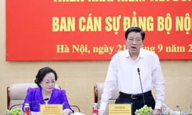 Công bố quyết định kiểm tra về công tác cán bộ tại Bộ Nội vụ