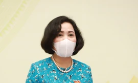 Bà Nguyễn Thị Thanh, Trưởng Ban Công tác Đại biểu. Ảnh Như Ý