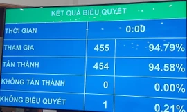 Quốc hội bỏ phiếu thông qua dự án Luật Phòng chống ma tuý sửa đổi