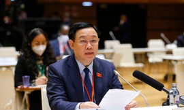 Chủ tịch Quốc hội Vương Đình Huệ tại Hội nghị các Chủ tịch Quốc hội Thế giới lần thứ 5 