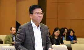 Bộ trưởng Bộ Tư pháp Lê Thanh Long. Ảnh QH