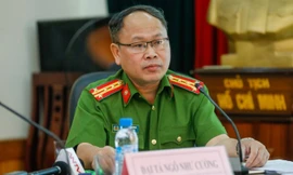 Đại tá Ngô Như Cường, Phó Cục trưởng Cục Cảnh sát Quản lý Hành chính về trật tự xã hội (Bộ Công an). Ảnh Báo CAND