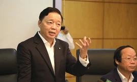 Bộ trưởng TN&MT Trần Hồng Hà. Ảnh PV