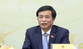 Thổng Thư ký Quốc hội tại buổi họp báo