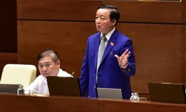 Bộ trưởng Bộ Tài nguyên và Môi trường (TN&MT) Trần Hồng Hà. Ảnh: Tài nguyên và Môi trường 