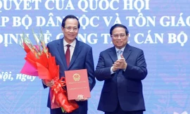 Công bố nghị quyết thành lập, quyết định bổ nhiệm lãnh đạo Bộ Dân tộc và Tôn giáo