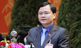 Anh Nguyễn Anh Tuấn, Bí thư thứ nhất BCH Trung ương Đoàn TNCS Hồ Chí Minh. ẢNH NHƯ Ý