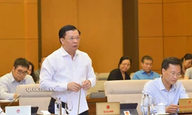 Bộ trưởng Bộ Tài chính Đinh Tiến Dũng. Ảnh QH