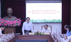 Đoàn kiểm tra của Bộ Chính trị kiểm tra công tác cán bộ tại Bộ VHTT&DL