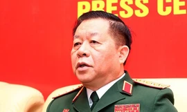 Thượng tướng Nguyễn Trọng Nghĩa, Ủy viên Trung ương Đảng, Phó chủ nhiệm Tổng cục Chính trị. ẢNH NHƯ Ý