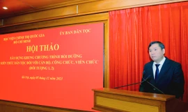 Coi trọng xây dựng đội ngũ cán bộ là người dân tộc thiểu số 