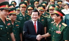 Chủ tịch nước dự lễ khai giảng Học viện Quốc phòng