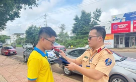 202 học viên tham gia kỳ sát hạch lái xe đầu tiên do Công an tỉnh Đắk Lắk tổ chức