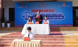 Tuyên truyền pháp luật cho đoàn viên, thanh niên Đắk Lắk qua phiên tòa giả định