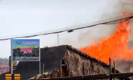 Bà hỏa thiêu rụi quán cà phê