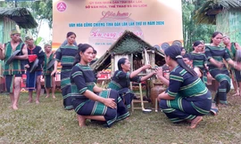 Gần 600 nghệ nhân tham gia Liên hoa văn hóa cồng chiêng