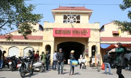 Khu vực chợ Ninh Hiệp. Ảnh: Internet