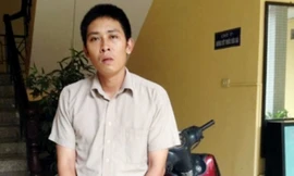 Đối tượng Long tại cơ quan điều tra