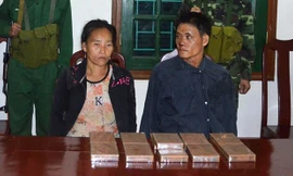 Hai đối tượng cùng tang vật vụ án