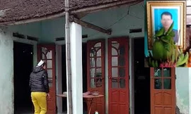 Ngôi nhà xảy ra án mạng đau lòng.