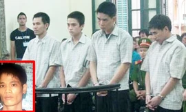 Nguyễn Văn Việt (ảnh nhỏ) và 4 đối tượng tham gia truy sát Giám đốc BV Nhanh Nhàn