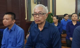 Bị cáo Trần Phương Bình trong phiên tòa sáng