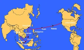 Cáp quang AAG gặp sự cố, kết nối Internet đi quốc tế bị ảnh hưởng