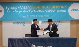 Lãnh đạo hai tập đoàn ký kết hợp tác đưa chương trình Englisheye về Việt Nam