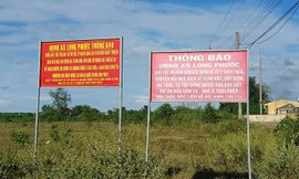 Dự án ma của Alibaba tại tỉnh Đồng Nai. Ảnh: Báo Đồng Nai.