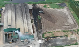 Khu xử lý rác thải Việt Hồng (huyện Thanh Hà, tỉnh Hải Dương).