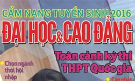 Bìa cuốn: Cẩm nang tuyển sinh 2016