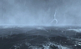 Dự báo vùng áp thấp trên Biển Đông có khả năng mạnh lên thành áp thấp nhiệt đới.