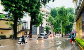 Bão số 7 kết hợp với không khí lạnh dự báo gây mưa lớn cho các tỉnh miền Bắc và Bắc Trung Bộ. 