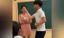 Học sinh tát cô giáo ở Hà Nội.