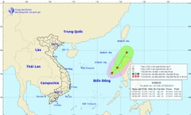 Áp thấp nhiệt đới hình thành, biển động mạnh
