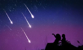Mưa sao băng Song Tử sẽ cực đại vào đêm Chủ Nhật tuần tới.