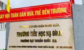 Ngôi trường nằm rất gần Cty bị cháy 