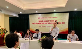 Lãnh đạo Bộ GD&ĐT cung cấp thông tin về kỳ thi THPT quốc gia cho báo chí