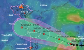 Bão số 5 hướng về Quảng Bình – Đà Nẵng, miền Trung mưa lớn từ chiều mai