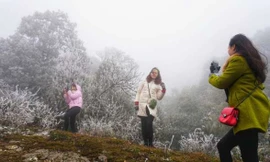 Không khí lạnh liên tiếp tràn xuống, có thể xuất hiện băng giá ở vùng núi